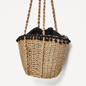 Zara basket bag